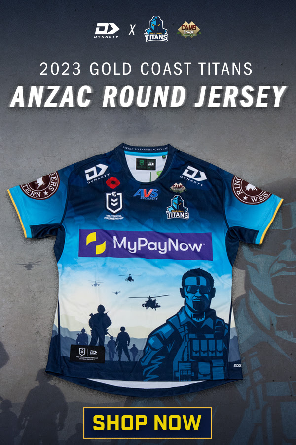 titans anzac jersey